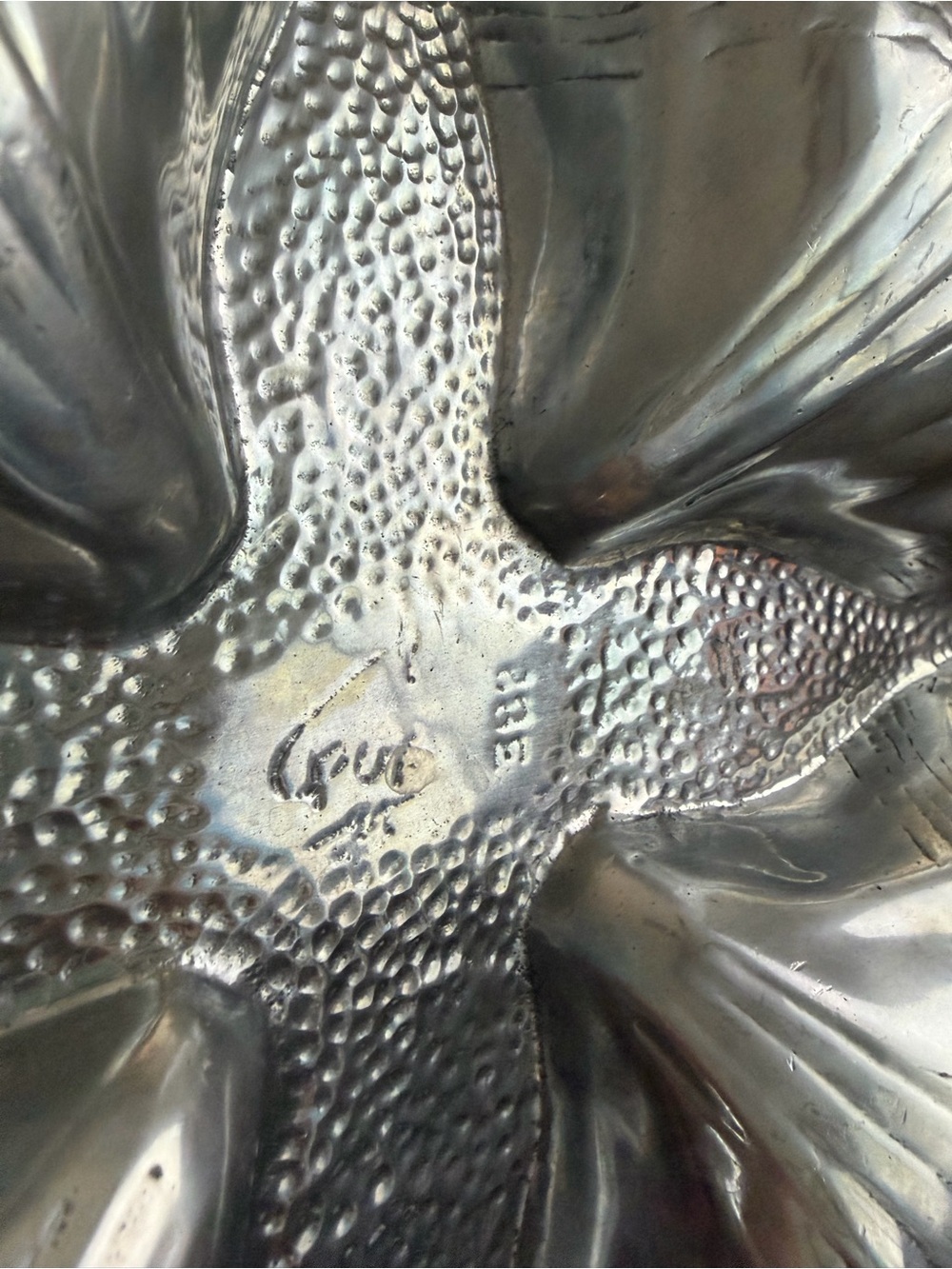 Vintage Arthur Court Aluminum Lobster Serving Platter- 4 section